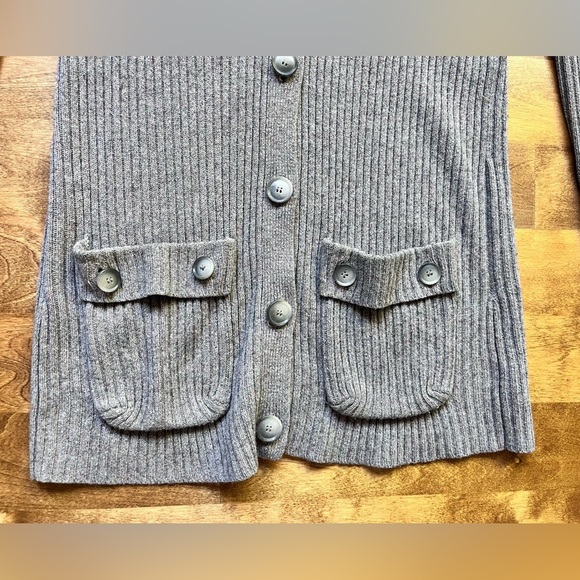 Theory Wool Blend Cardigan Sz M - Picture 2 of 7
